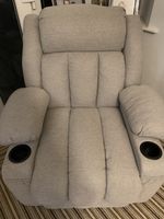 Electric Riser Recliner Chair with Massage Feature