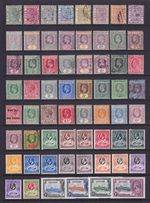 Gold Coast QV, EDVII, GV, MM, Used Stamps. Cat approx £500.