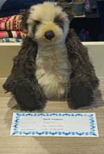 21st Century Bears Ping-Chow 14in Handmade Panda Artist Bear, Cert & Tag