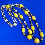 Vintage glass set of Great Bakelite stones Art Deco