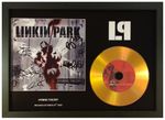 LINKIN PARK 'HYBRID THEORY' SIGNED GOLD CD DISC COLLECTABLE MEMORABILIA GIFT
