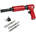Clarke CAT84 Pistol Grip Needle Scaler & Hammer Kit - Includes 3 Chisels