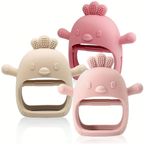 Baby Teething Toy Teething Mitten for Babies Silicone Baby Anti-drop