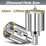 Diamond Hole-Saw 16mm-120mm Tile Ceramic Porcelain Glass Marble Drill Bit Cutter