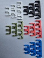 Ignition Lead Wire  Clip Ht Lead Holders Clamp clips tidy most colours 6 - 8mm