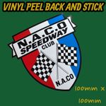 NACO speedway Stock car racing vinyl sticker rally race stadium motorsport decal