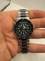 VINTAGE Seiko Baby Arnie H556-5020 Quartz Mens Stainless Steel Watch RUNNING