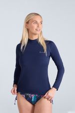 Womens Animal Lillie Long Sleeved Rash Vest - UV Protection