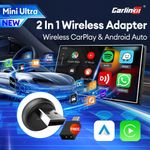 CarlinKit Mini Ultra 3 CarPlay & Android Auto Adapter OEM Wired To Wireless