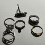 Vintage Lot of Woman's Costume Jewelry Rings ALL 925 Sterling - .555 Troy Ounces