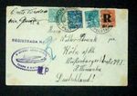 Brazil 1930 Registered cover Rio de Janeiro to Koln by ship to Genoa