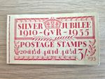 GB 1935 KGV Silver Jubilee 3/- Stamp Booklet No. 295 Complete Bovril Cover ExC