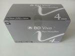 BD Viva Pen Hypodermics 0.23mm (32G) x 4mm. 90 Per Box. BRAND NEW. FREE POSTAGE.