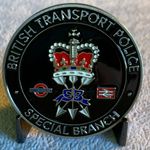 British Transport Police Special Branch Intelligence Challenge Coin - 50mm