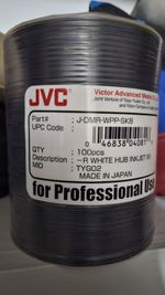 Blank DVD's JVC Taiyo Yuden