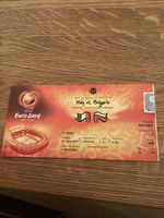 Italy v Bulgaria Euro 2004 Match Ticket