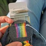 Small Loom Darning Machine Loom Speedweve Type Weave Tool Fun Mending Loom