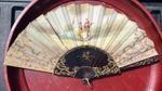 Traditional Spanish folding fan, or an abanico late 19th early 20th century