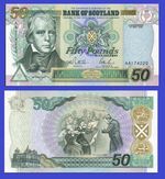 Scotland  50  pound 1995 uk   -Reproduktion
