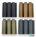 Co extrusion - Square Slatted Composite Cladding - 2.5m length - series 2
