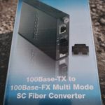 TRENDnet 100Base-TX to 100Base-FX Multi Mode SC Fibre Media Converter (2 km)