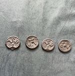 18th century lead  4 tokens