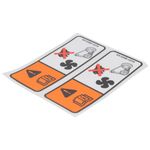 Genuine Ford Radiator Fan Warning Decal 5087244