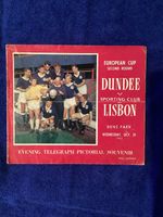 Dundee V Sporting Lisbon European Cup  Programme 1962