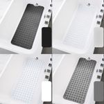 EXTRA LARGE NON-SLIP BATH MAT BATHTUB BATHROOM SHOWER MAT RUBBER STRONG SUCTION