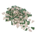 Durable Green Ceramic Tiles for Home Wall and Floor DIY Mosaic Craft Supplies