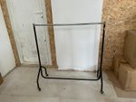 Dismantable metal rail. 120cm length x 130cm width (collection only)