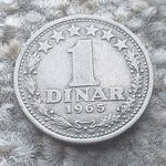 1 Dinar 1965 Yugoslavia KM#47 Coin   By coin_lovers 