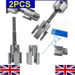 2x Integrated Internal and External Pipe Threading Tool Set 3/4 inch 1/2 inch