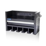 SGS 22in Wall Mounted Power Tool Storage Rack w/ Battery Charging Station Shelf