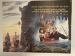 RARE "THE PRINCESS" BRIDE UK QUAD POSTER  AWESOME ART WORK.