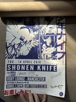 SHONEN KNIFE COLLECTION! CDs, Vinyl, Picks, & Authentic Signed Poster & T-Shirt
