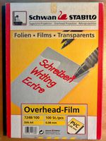 Schwan Stabilo Overhead-Film OHP Transparancies A4 PVC 0,08mm Box c.100