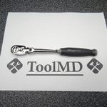 Snap-on Tools USA NEW 1/4" Drive DARK TITANIUM Long Flex Head Ratchet THLF72DT
