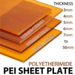 PEI Sheet Plate Polyetherimide Board Thickn 3/4/5-50mm Various Sizes CNC cutting
