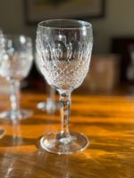 Waterford Crystal “COLLEEN” 4  long stemmed Wine Glasses – 17.7cms (7″) Tall