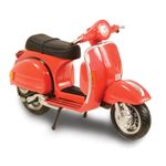 Toyway Scooter Die Cast Metal Model Motorcycle Red Classic Collectible 11.5cm