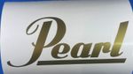Pearl Drum Logo Decal/Sticker X2