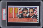 Billy Joel & Elton John Wembley Stadium London 1998 Concert Ticket PSA 8, Pop 1