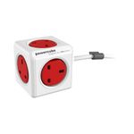 1.5m Allocacoc PowerCube 'Extended' Mains Extension Lead, 5-Socket, Docking Syst