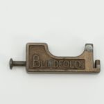 Antique Blindfold Needle Threader Metal 1920s Made in England Sewing Tool