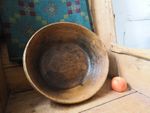 A Large Early Sycamore Dairy Or Kitchen Bowl Ideal Fruit Bowl