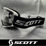 MOTOCROSS MX GOGGLES - Scott Fury Race Ready Motocross Goggles Premium Black Wht