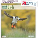 Calendar 2026 British Birds Gift Official Wall UK Holidays MADE IN BRITAIN®