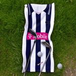 West Brom 2007 Home Shirt Retro Football Personalised Vintage Golf Towel Clip