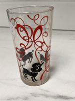 1950’s poodle Glass